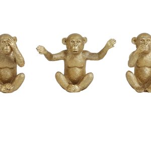 Set de Monos Ornamentales Gold